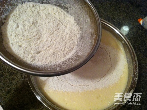 全蛋海绵蛋糕的做法步骤:6