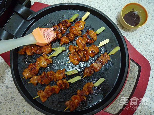 叉烧鸡腿(电饼铛版)的做法步骤:9