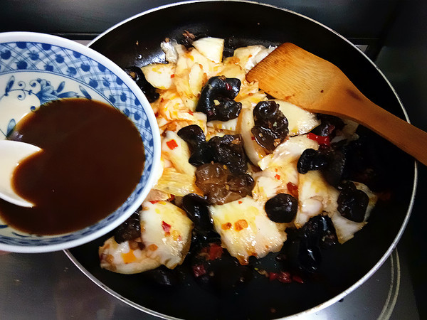 鱼香白菜的做法步骤:7