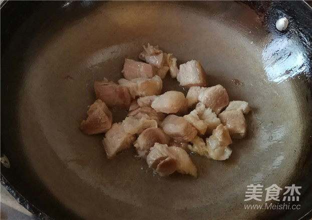 茭白烧肉的做法步骤：5