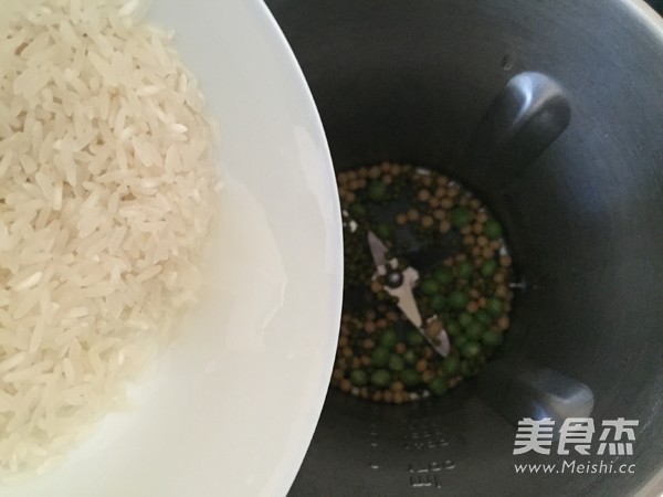 豌豆绿豆大米豆浆的做法步骤：5