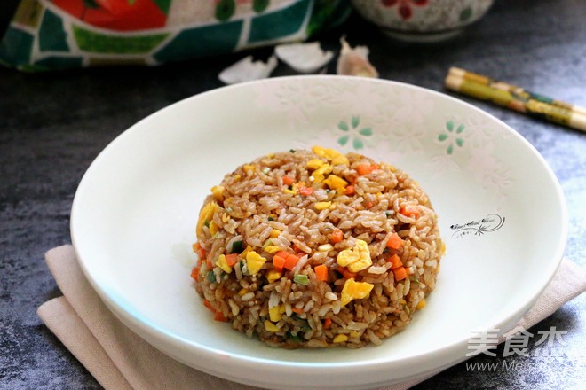 酱油炒饭的做法步骤:9
