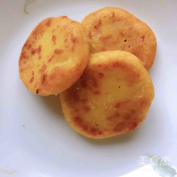南瓜饼(婴儿米粉)的做法步骤:8