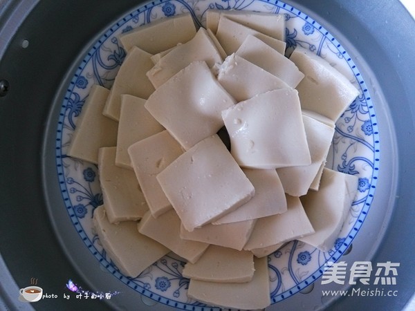 肉末蒸豆腐的做法步骤:3