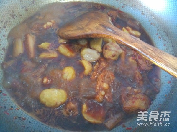 栗子烧排骨的做法步骤:9