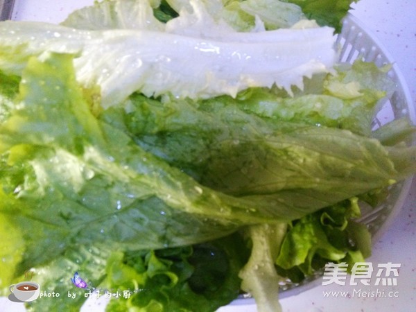 蚝油生菜的做法步骤：1