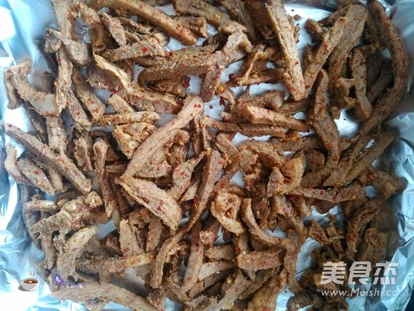 烤箱版麻辣牛肉干的做法步骤：8