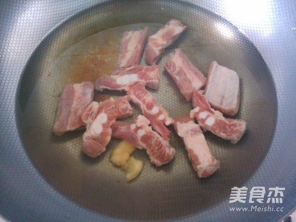 栗子烧排骨的做法步骤:6