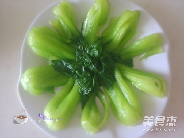 香菇油菜的做法步骤:8