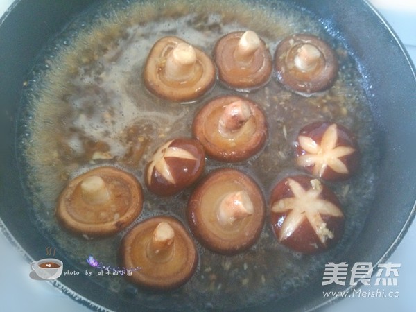 香菇油菜的做法步骤:11