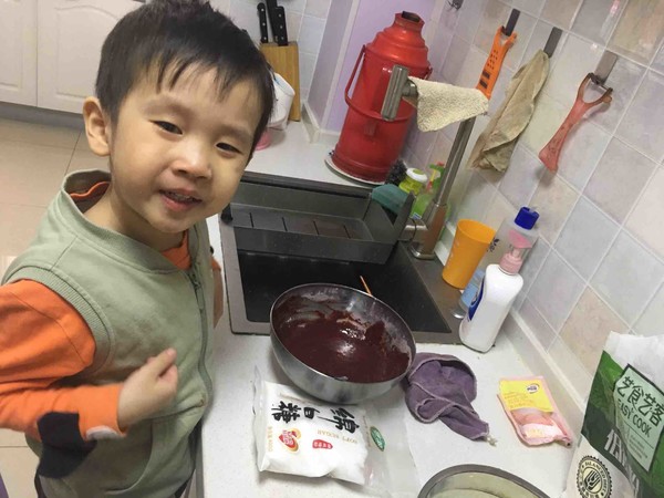 红丝绒蛋糕初体验的做法步骤:6