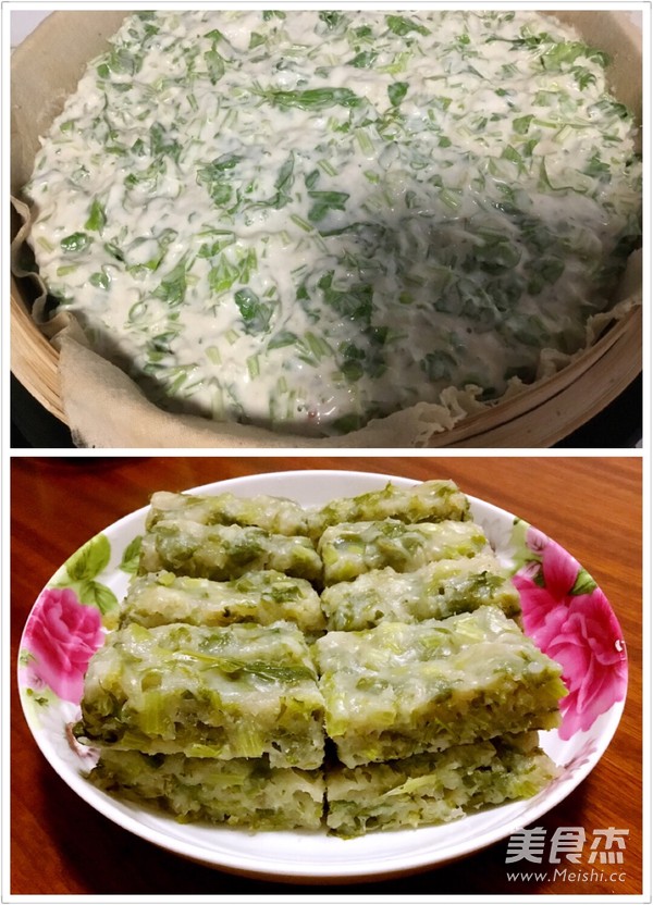 芹菜蒸饼的做法步骤:3