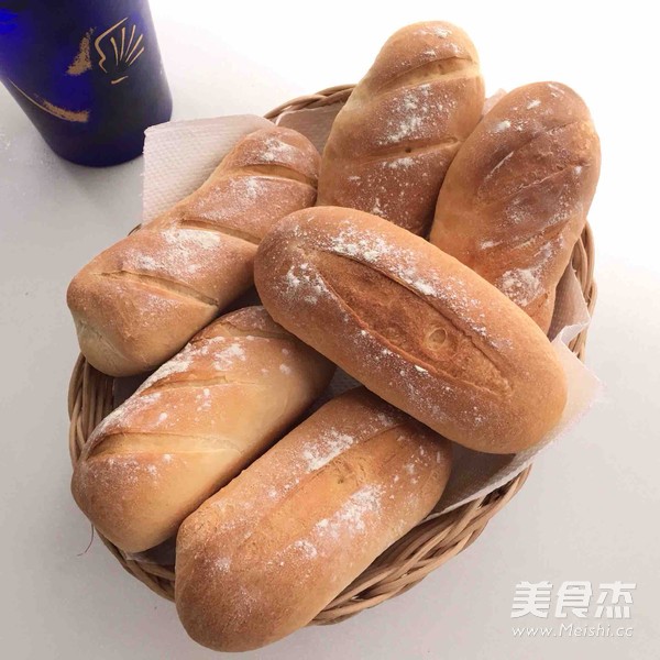 六寸法棍面包的做法步骤：1
