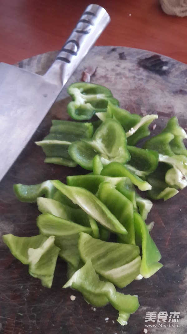 青椒土豆片的做法步骤:3