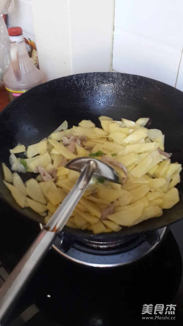 青椒土豆片的做法步骤:5