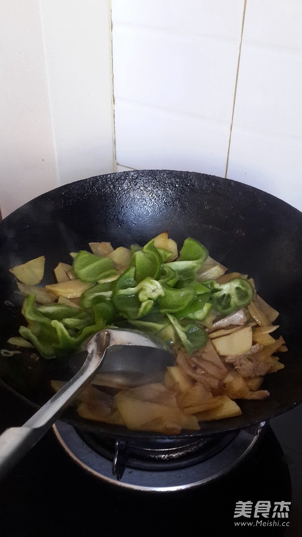 青椒土豆片的做法步骤:6