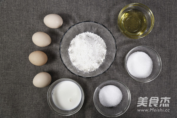 原味戚风纸杯蛋糕的做法步骤：1