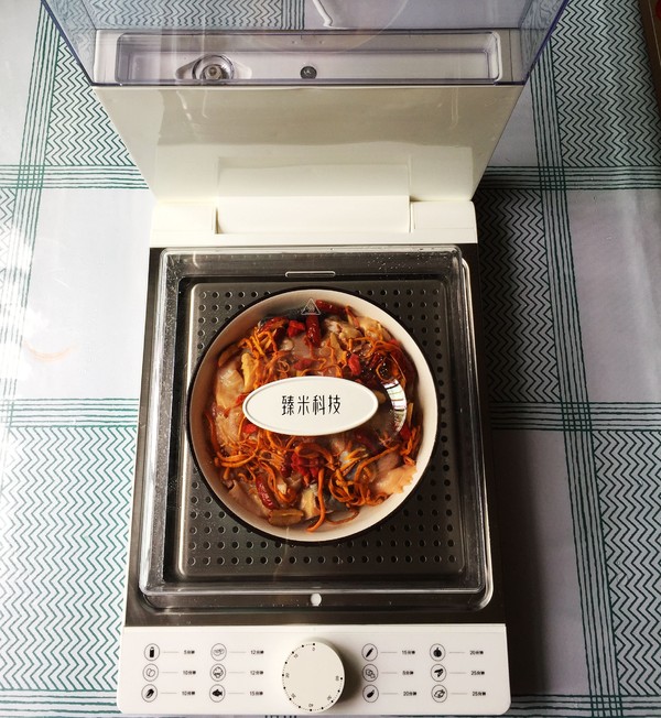 清蒸鸡肉的做法步骤:9