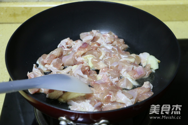 酱爆鸡丁的做法步骤:11