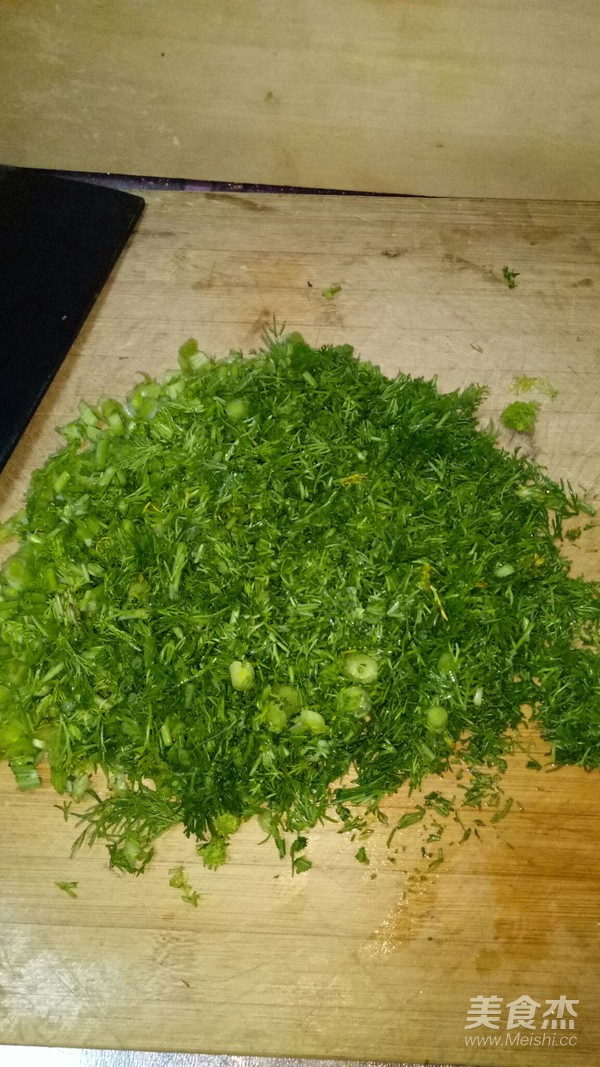 茴香牛肉包的做法步骤：2