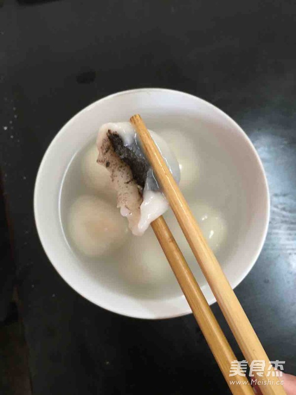 黑芝麻汤圆的做法步骤：4