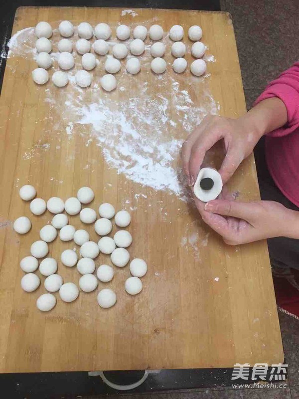 黑芝麻汤圆的做法步骤：3