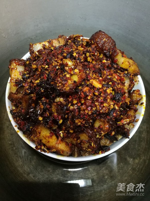 梅菜扣肉的做法步骤:10