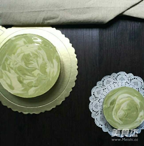 抹茶大理石芝士蛋糕的做法步骤:14