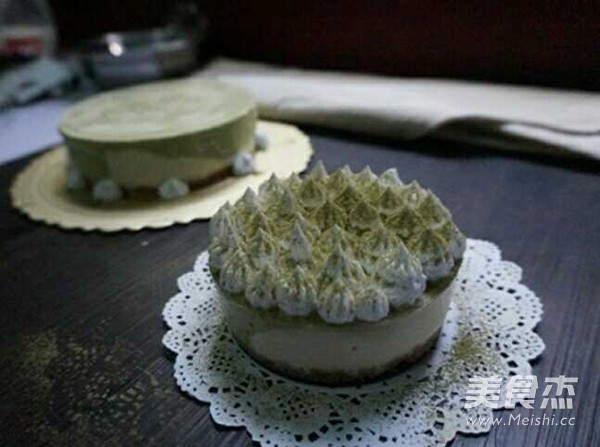 抹茶大理石芝士蛋糕的做法步骤:15