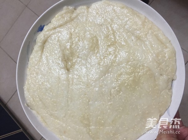 软糯豆沙/糯米老婆饼的做法步骤：5
