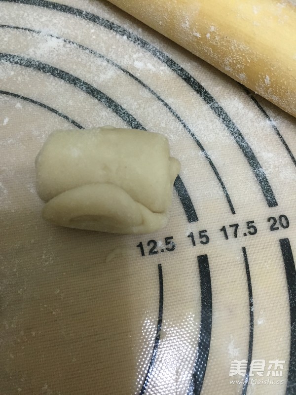 软糯豆沙/糯米老婆饼的做法步骤：16