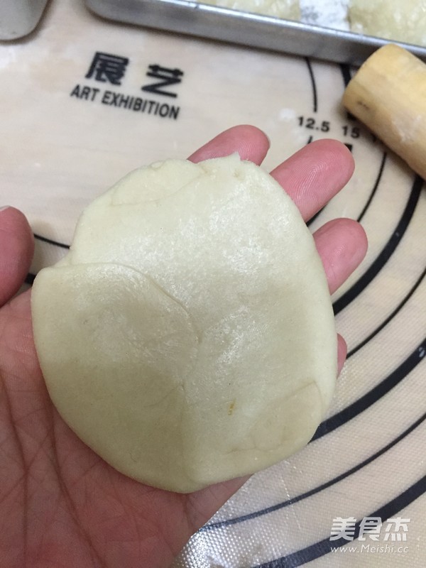 软糯豆沙/糯米老婆饼的做法步骤：19