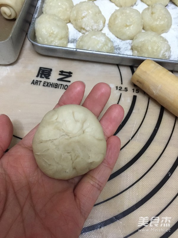 软糯豆沙/糯米老婆饼的做法步骤：21