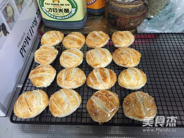 软糯豆沙/糯米老婆饼的做法步骤：24