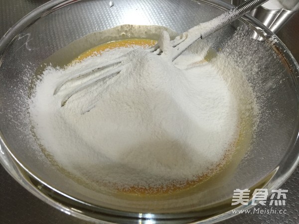 南瓜戚风蛋糕的做法步骤:4