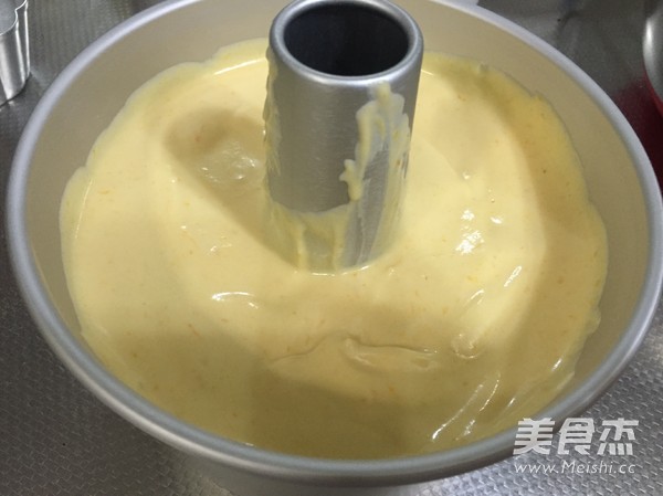 南瓜戚风蛋糕的做法步骤:15