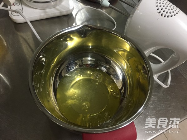 原味抹茶条纹戚风的做法步骤：9