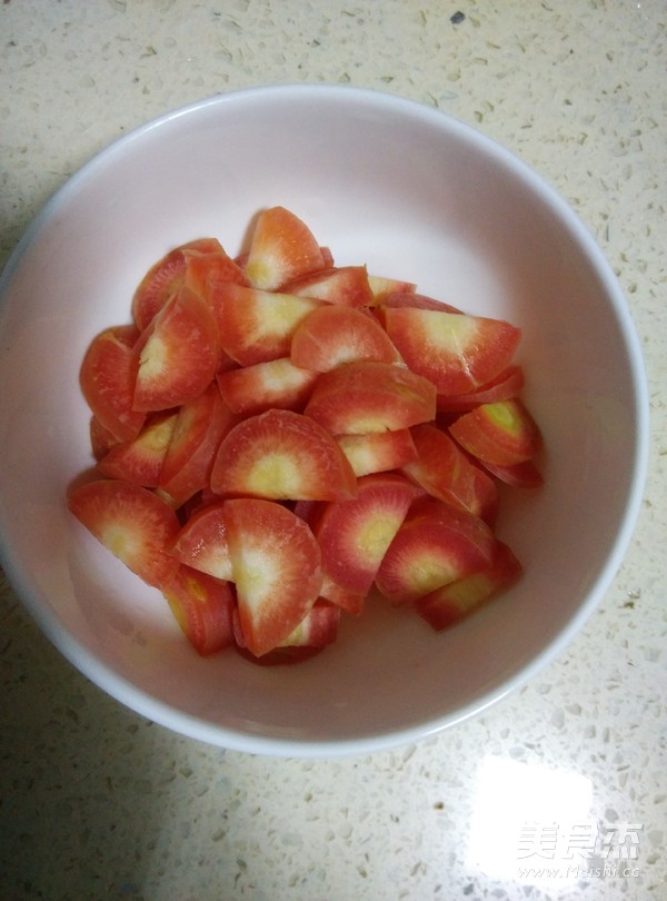 番茄胡萝卜羹的做法步骤：3