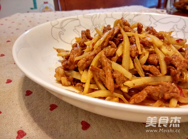 仔姜肉丝的做法步骤：8