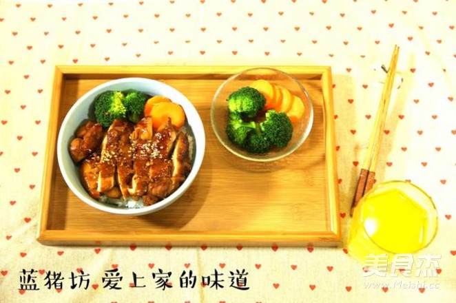 吉野家照烧鸡腿饭的做法步骤：5