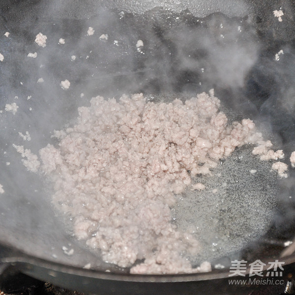 雪里蕻炒肉末的做法步骤：7