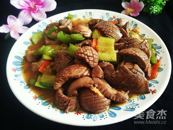 爆炒腰花的做法步骤:10