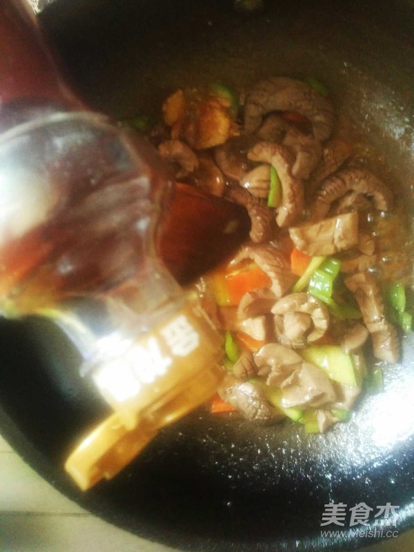 爆炒腰花的做法步骤:10