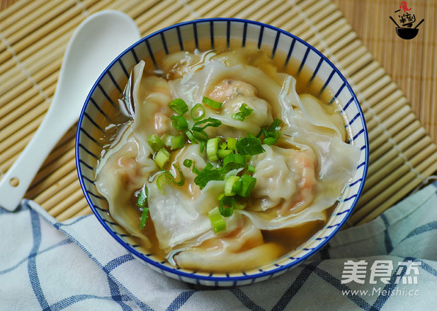 鲜虾小馄饨的做法步骤:9