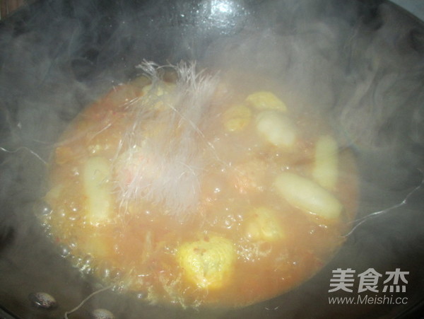 泡菜火锅的做法步骤:7