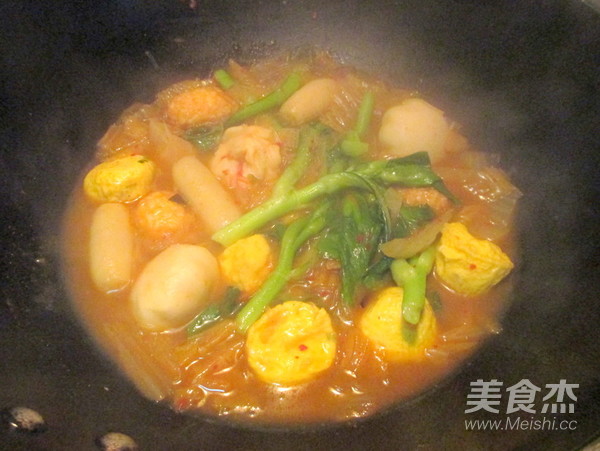 泡菜火锅的做法步骤:9