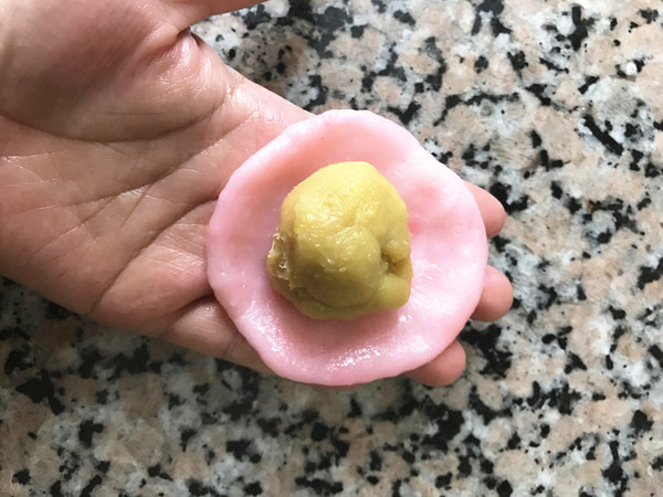榴莲冰皮月饼的做法步骤：18