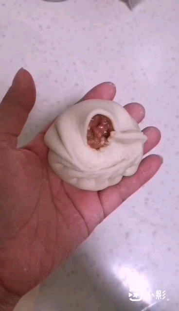 白菜猪肉包的做法步骤：7