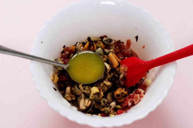 白菜海虹肉丁饺子的做法步骤:6