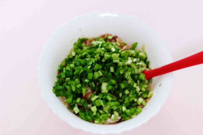 白菜海虹肉丁饺子的做法步骤:8